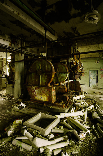 House of ghost machinery  The insulation still remains
