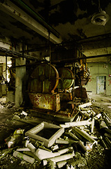 House of ghost machinery  The insulation still remains