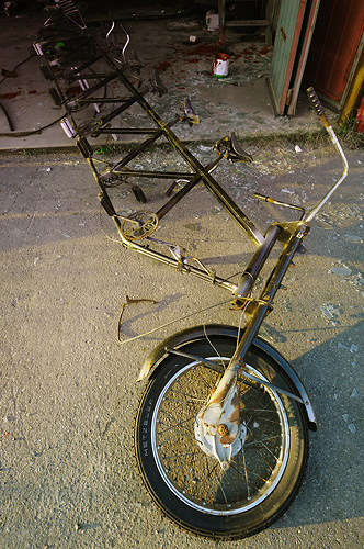Hexabicycle project, never finished