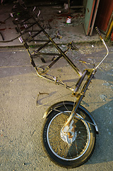 Hexabicycle project, never finished