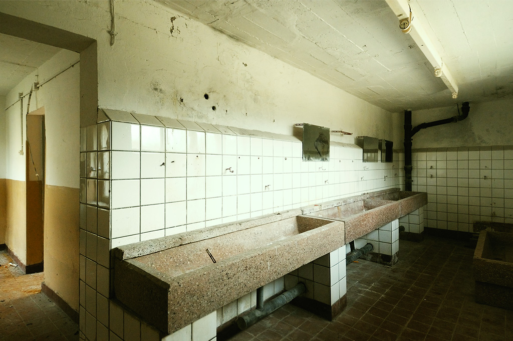 Sanitary room wash basins