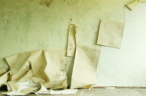 Wall paper poetry