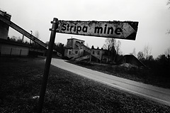 Stripa lichen laden sign