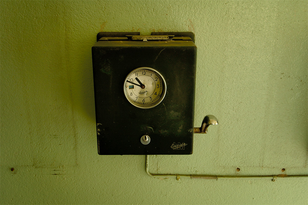 Punch clock by Ericsson