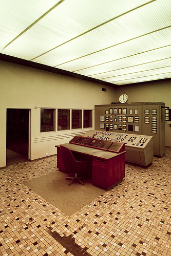 Boiler 15 control room