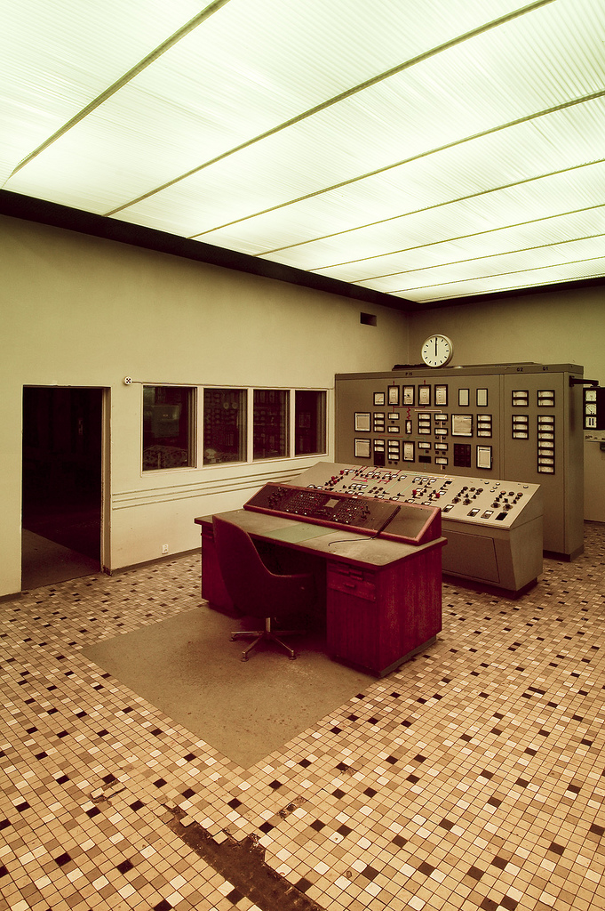 Boiler 15 control room