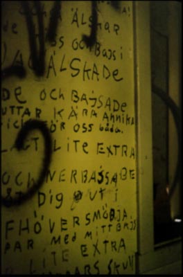 Scribble on the wall