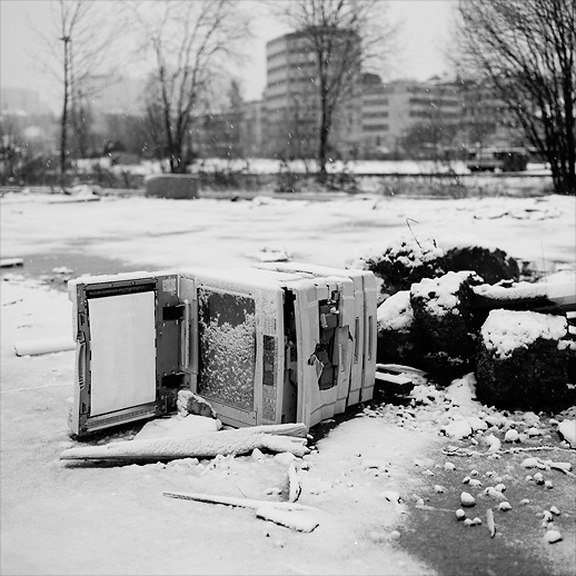 Accept no copies. Arenastaden, Solna. January 2008.