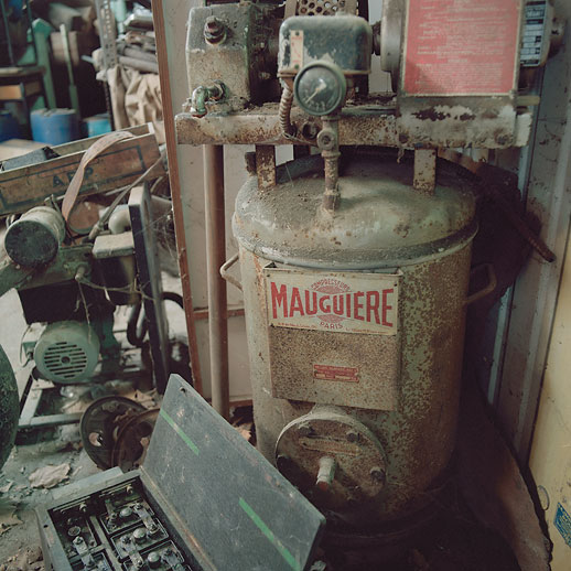 Cimetière camions de pompiers, France. March 2015.