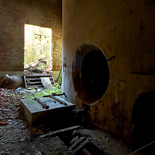 Fredriksbergs pappersbruk. Dalarna, Sweden