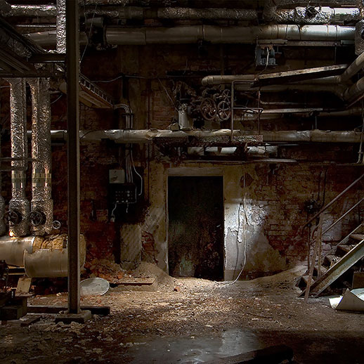 Fredriksbergs pappersbruk. Dalarna, Sweden