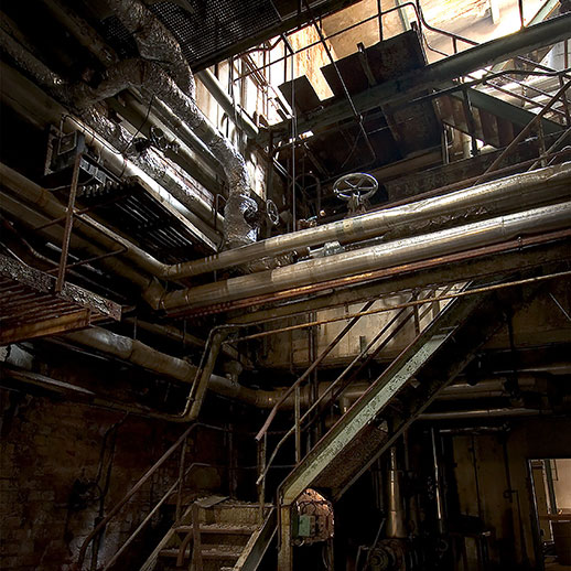 Fredriksbergs pappersbruk. Dalarna, Sweden