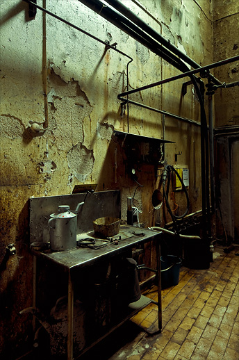 Boiler room workshop at Jordberga sockerbruk. Skåne, Sweden. August 2008.