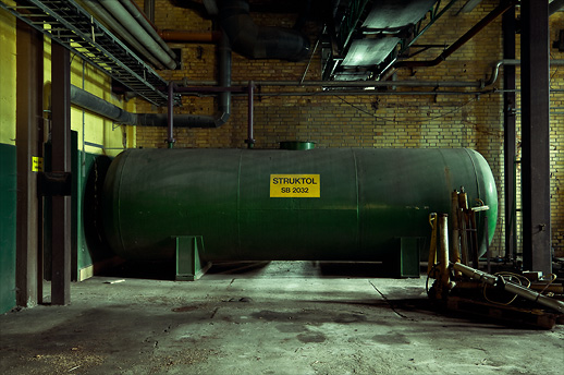 Struktol tank at Jordberga sockerbruk. Skåne, Sweden. August 2008.