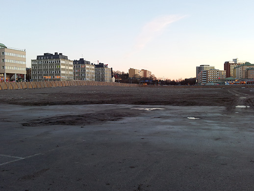 Demolition: done. Råsundastadion. Solna, Stockholm, Sweden. December 2013.