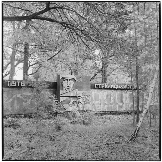 In the forest just beyond the barracks at AG Barracks. Former DDR, Germany. October 2013.