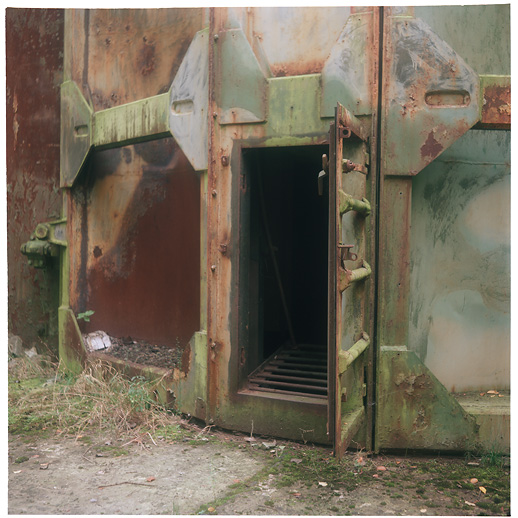 A door within a door at Sonderwaffenlager G. Former DDR, Germany. October 2014.