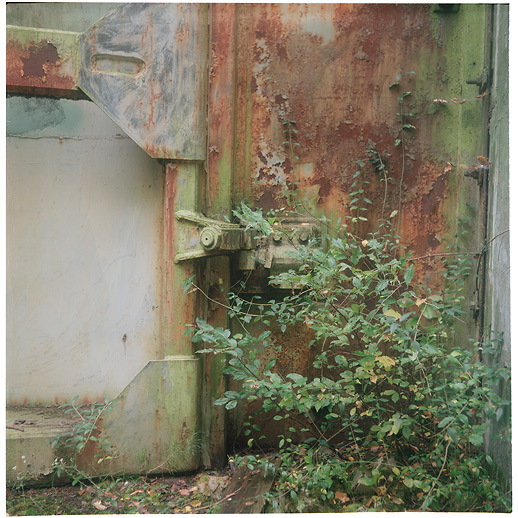 Camo at Sonderwaffenlager G. Former DDR, Germany. October 2014.