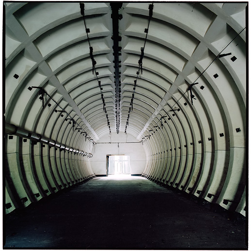 Warhead hangar at Sonderwaffenlager G. Former DDR, Germany. October 2014.
