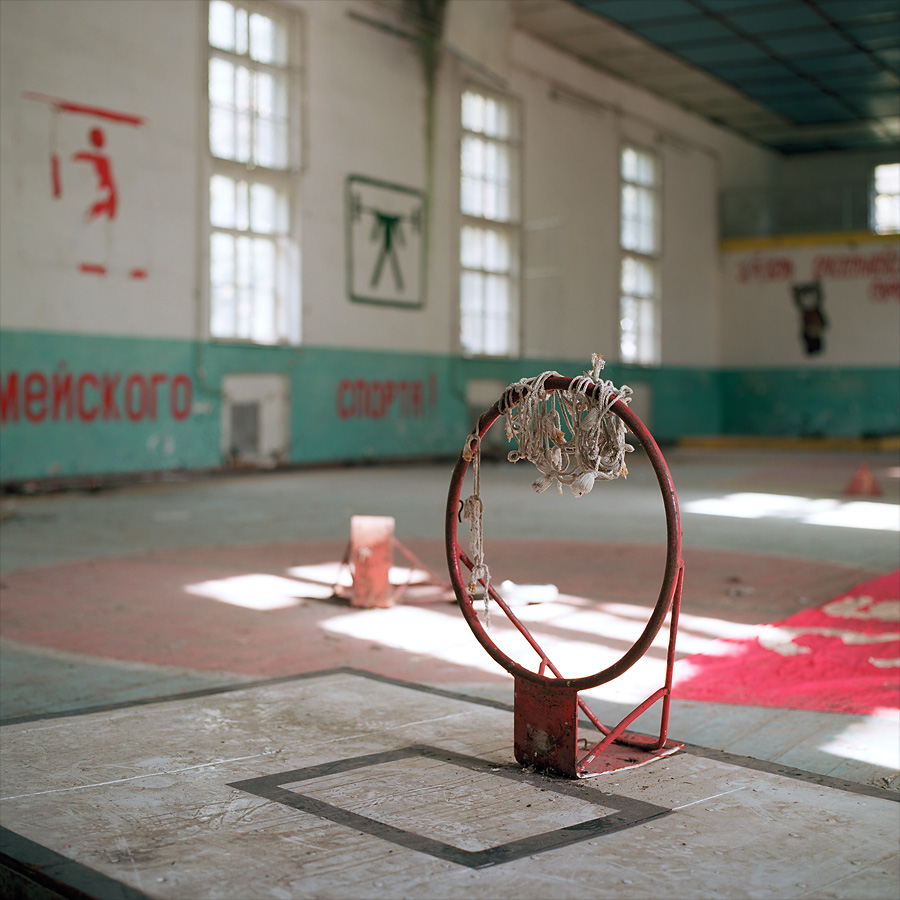 Hoop dreams ende at Soviet Military Base V. Former DDR, Germany. October 2011.